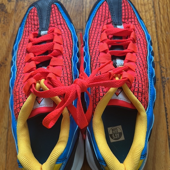 Nike Air Max 95 Now GS Crimson Blue AV2289-600 size 5.5 Y NWOB - Picture 4 of 5